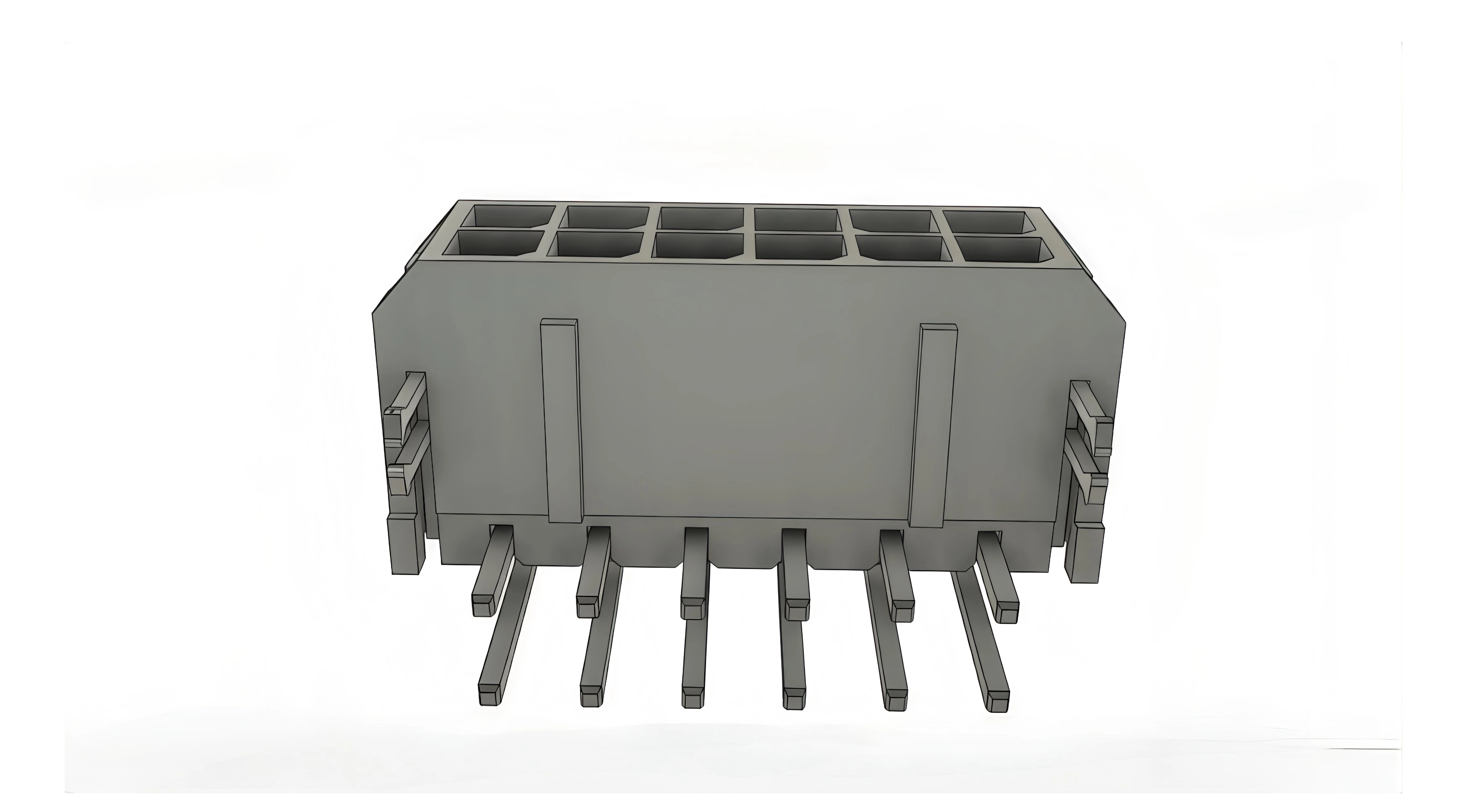 MX 3.0mm Pitch, 2x06PIN 90°, Dual Row Power Connector
