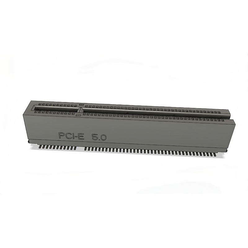 PCIE5.0 98-PIN Connector, Side-Slotted with No Side Eaves connector