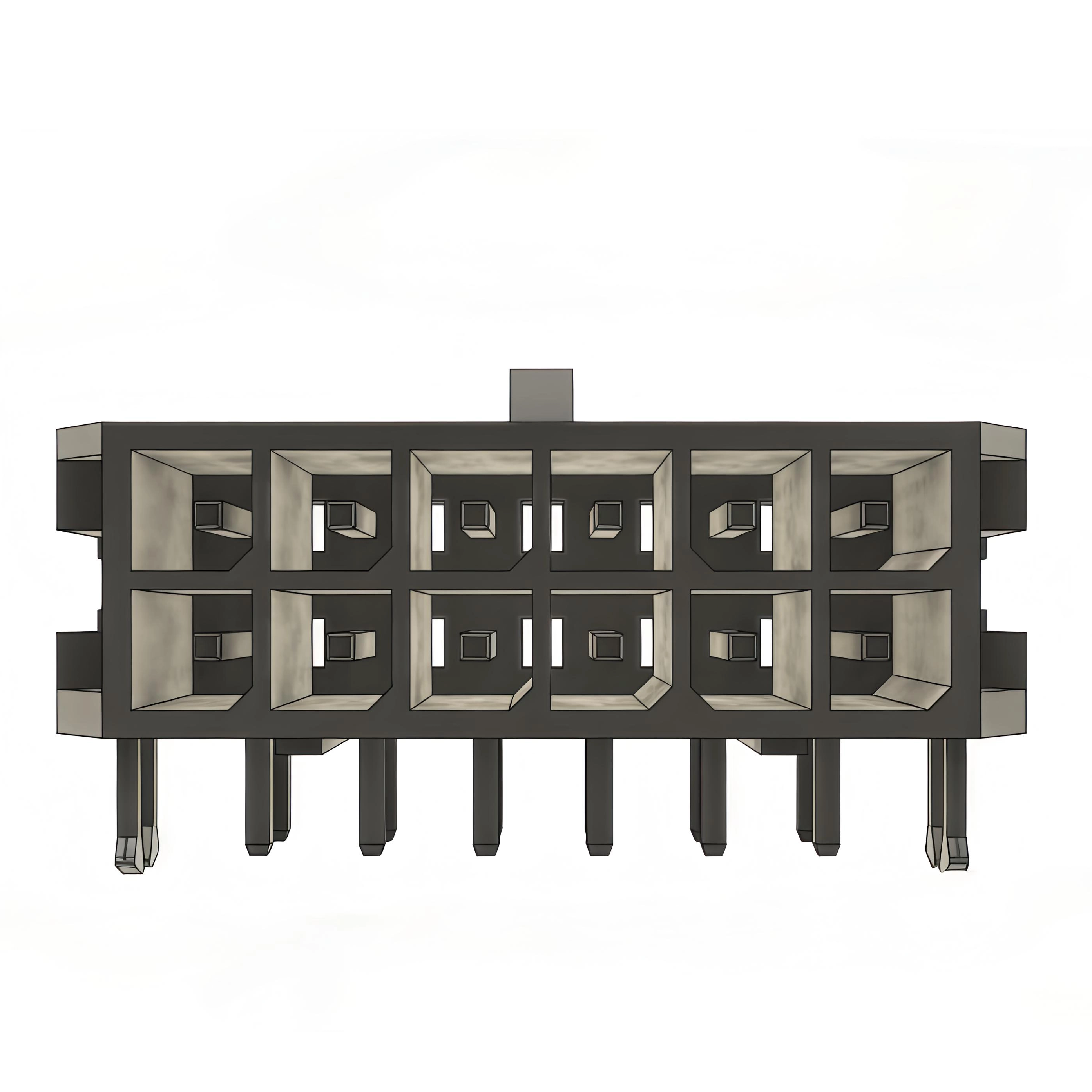 MX 3.0mm Pitch, 2x06PIN 90°, Dual Row Power Connector