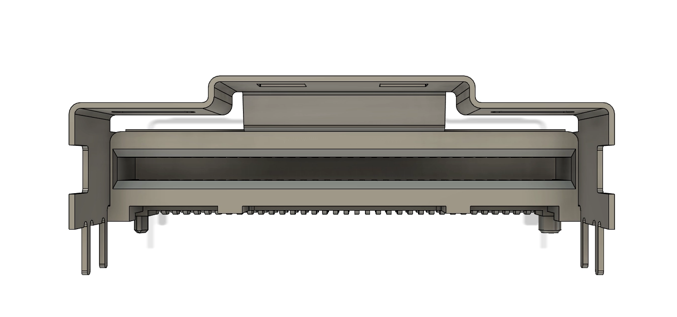 SlimSAS SFF8654 SMT 90°Right-Angle 