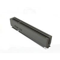PCIE5.0 98-PIN Connector, Side-Slotted with No Side Eaves connector