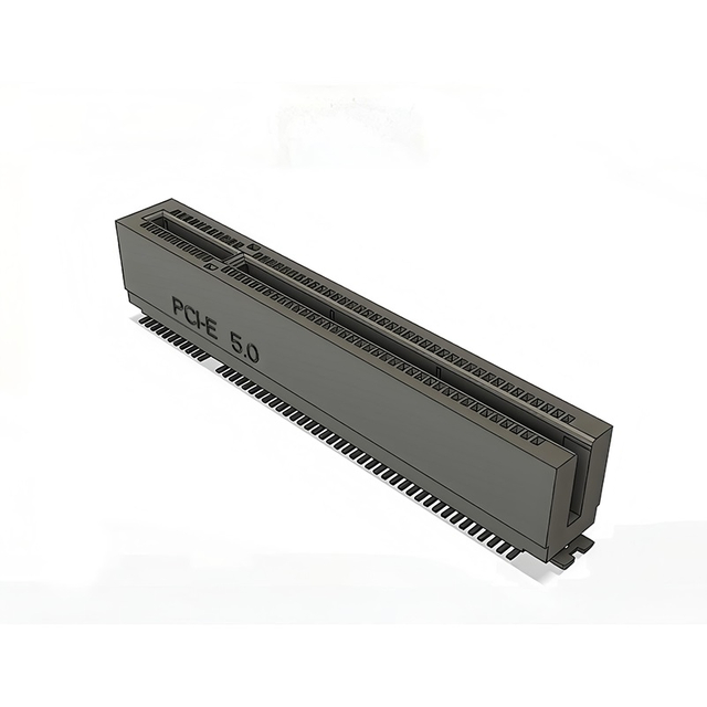 PCIE5.0 98-PIN Connector, Side-Slotted with No Side Eaves connector
