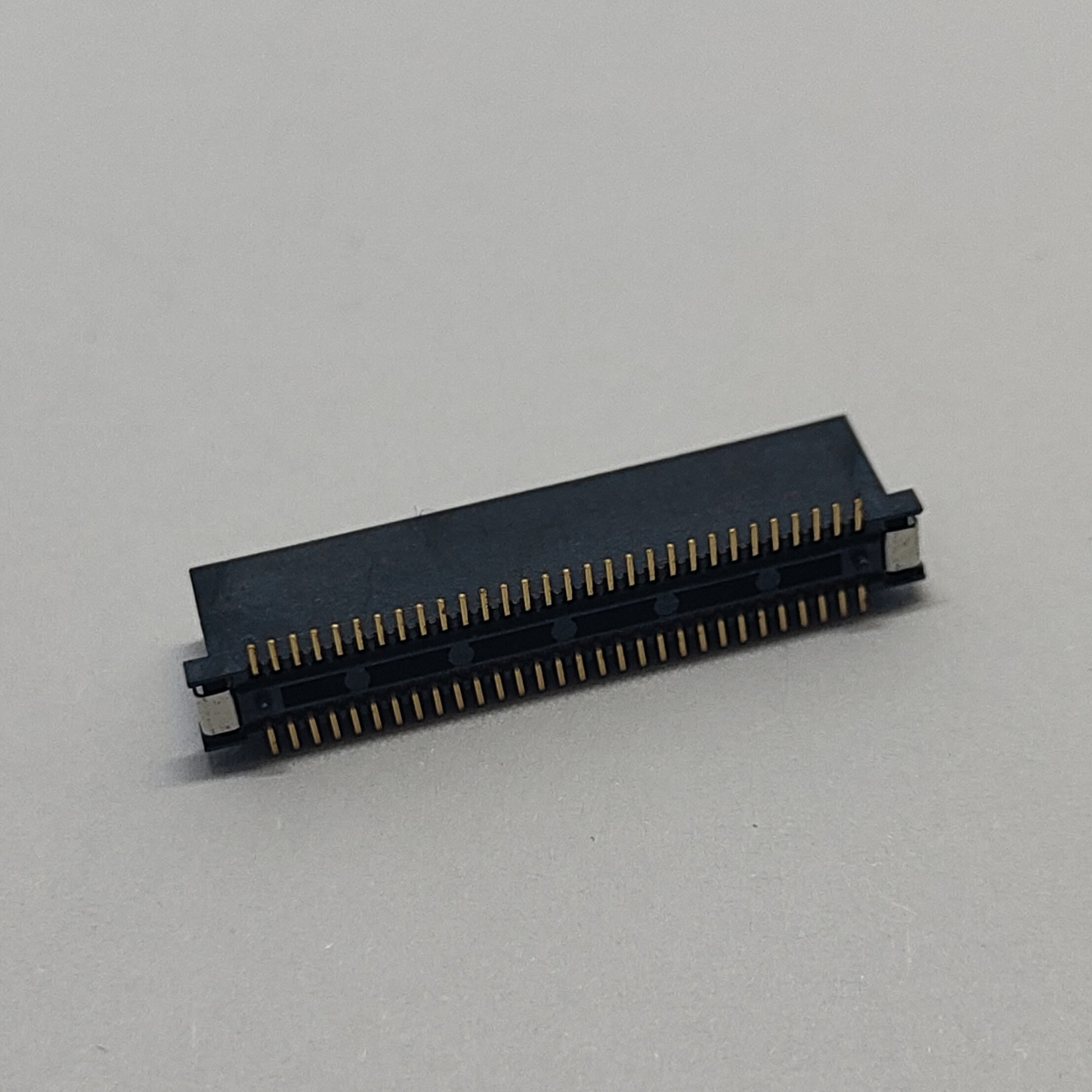 0.80mm Pitch Floating BTB Male Header, Straight, SMT, Au 3µ" Plating, LCP Housing, Black