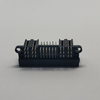5.0mm Power + 2.0mm Signal Combo Connector, DIP R/A, 2P+24P+2P, Selective Au 10μ"/Sn, High-Temp, Black