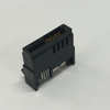 High Current 2x2P RA Female Conn, 5.08 Power 1.27 Signal, 10µ" Au, Black