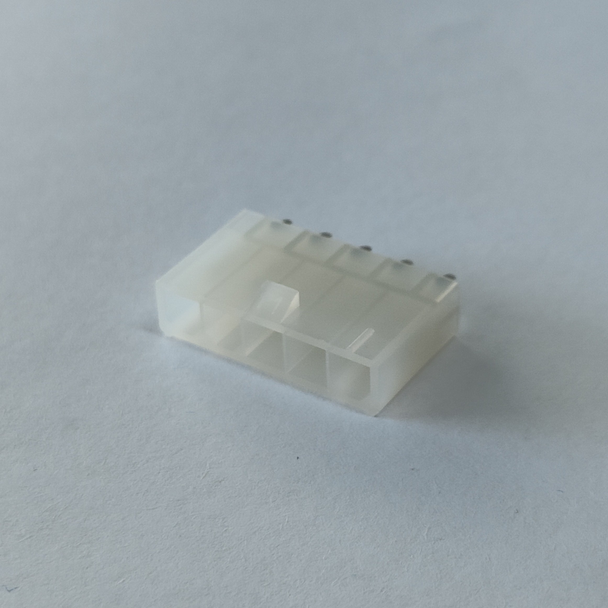 4.20 mm Pitch 5-Pin 180° DIP Connector, Solid Pin, PA66 UL94 V-2, Translucent White