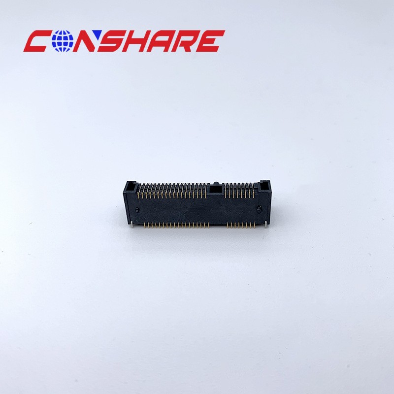 Mini PCI-E 7.0H Connector with Grounding