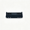 5.0mm Pitch Female Header, DIP 180° Vertical, 2 Power Pins Left 2 Power Pins Right, 2.0mm Signal Pins, Semi-Gold 10u" Plating