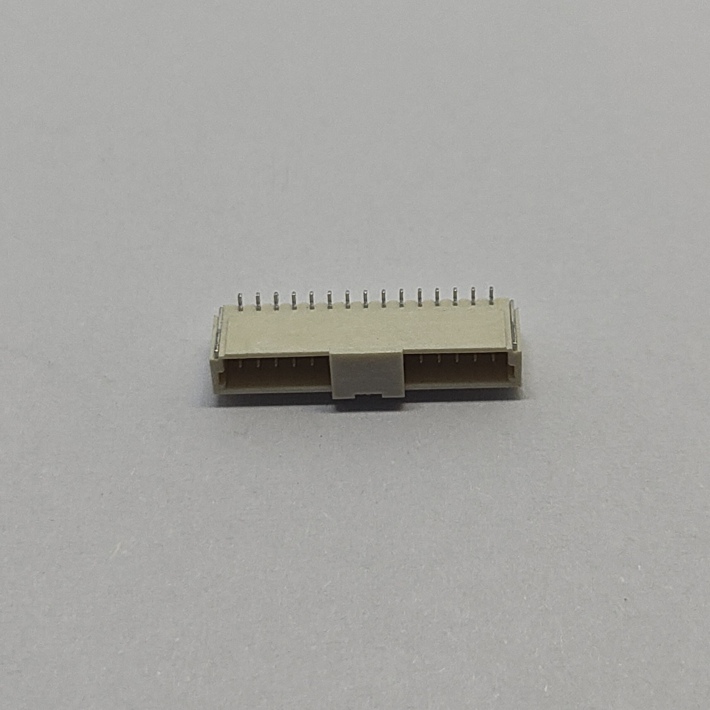 1.00mm pitch single-row SMT connector, 180° (vertical), LCP housing, 15PIN