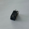 MX 3.0mm Pitch Dual Row Right Angle Header, 90°, DIP, LCP Material, Black, Dimension "L" = 3.00mm