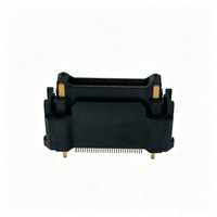 0.5mm Floating Vertical DIP BTB Male 60PIN Au3u" LCP High Temp BLACK