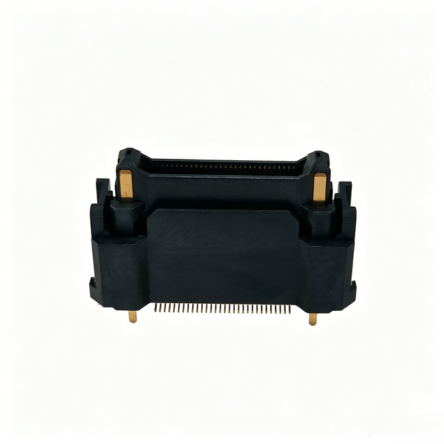 0.5mm Floating Vertical DIP BTB Male 60PIN Au3u" LCP High Temp BLACK