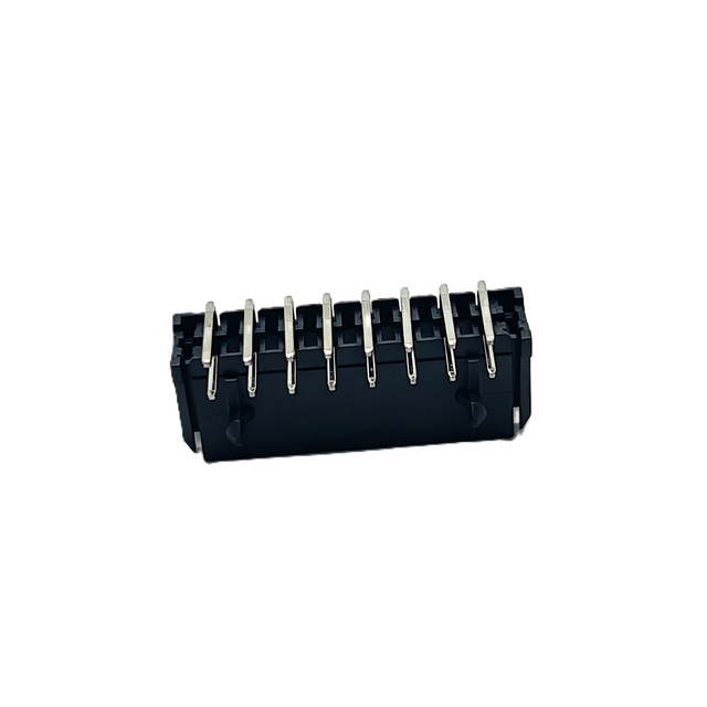 MX3.0mm Pitch Dual Row Right Angle Header, 2x8 Pin, LCP Housing, T2 Tin-Plated Copper Contacts