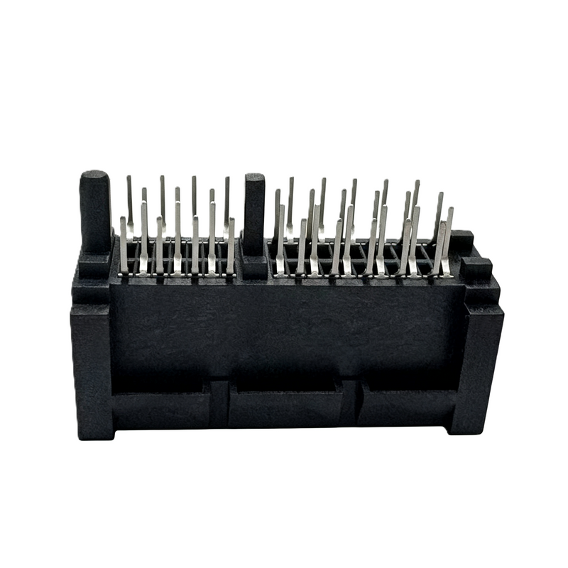 PCIe Gen4.0 36‑Pin Overhang Guide Post DIP Connector Black 3.1mm AuG/F