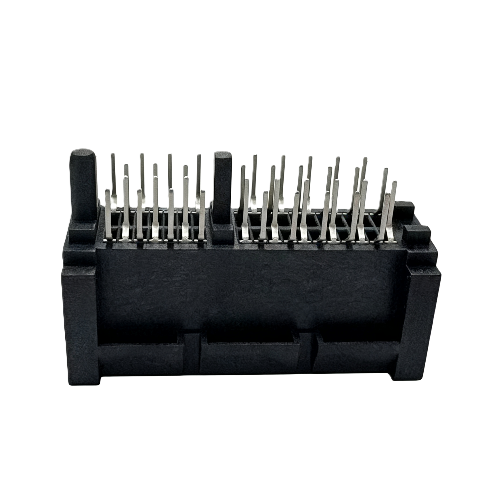 PCIe Gen4.0 36‑Pin Overhang Guide Post DIP Connector Black 3.1mm AuG/F