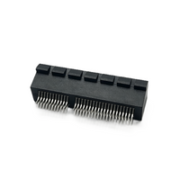 PCIe 64P Clamp‑Type Connector, Clip‑in Foot, No‑Ear No‑Pos DIM A:1.4 T-1.6MM G/F