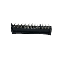 PCIe Gen4.0 16GT/s 98P Slot With Post, LCP Au15u'', 2.0mm PCB Thickness DIP Pin Length 3.1mm