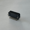 MX 3.0mm Pitch Dual Row Right Angle Header, 90°, DIP, LCP Material, Black, Dimension "L" = 3.00mm