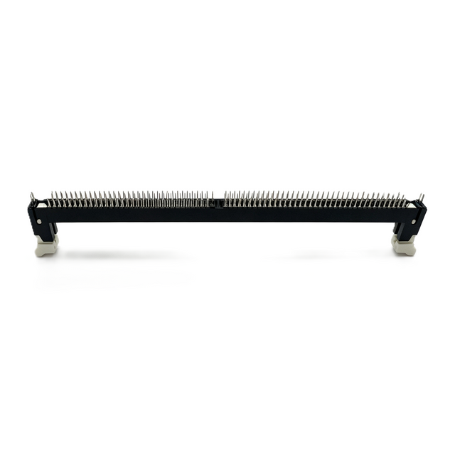 DDR4 288Pin, Black Housing With White Retention Clips, Contact Area Gold Flash (G/F), Solder Tail Tin‑Plated 3.00mm DIP
