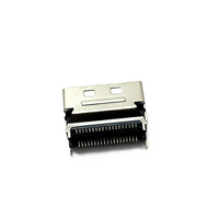 MCIO 38P CONN 0.60 PITCH (PCIe Gen 5) V/T 4X 1.20MM BLACK