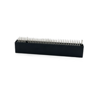 PCIe 164‑Pin Traditional Connector, G/F Plating, 2.5mm DIP, No Logo, PA66 Black, Tray Package