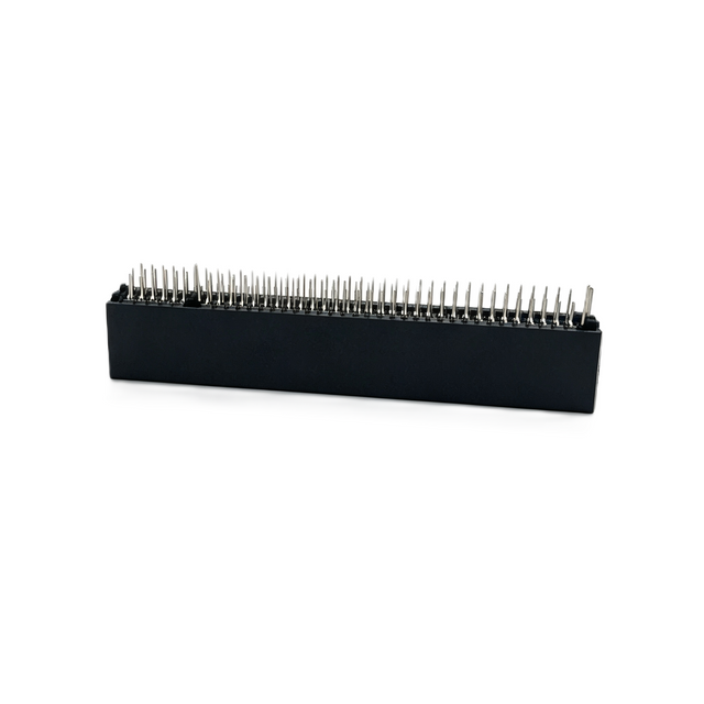 PCIe 164‑Pin Traditional Connector, G/F Plating, 2.5mm DIP, No Logo, PA66 Black, Tray Package