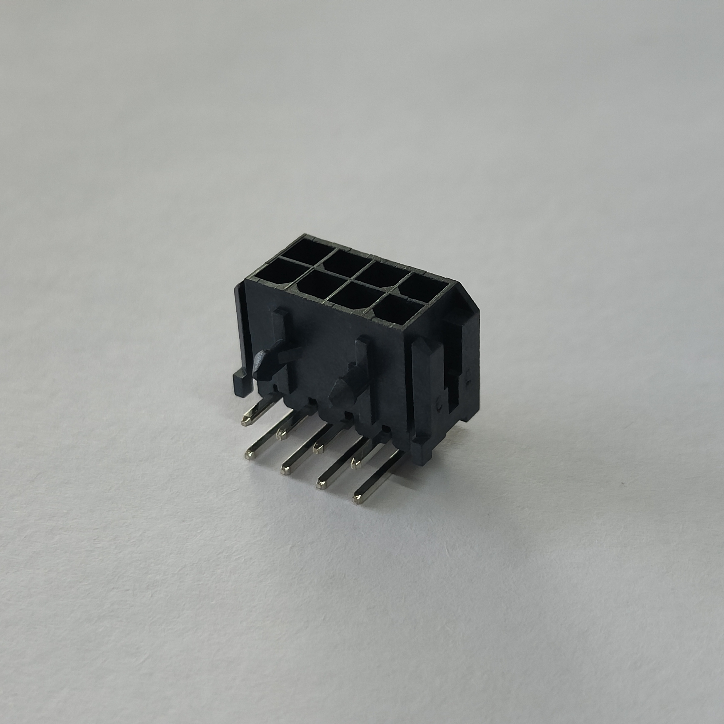 3.00mm Pitch Wafer Connector, 90° Right Angle DIP, 2×4 PIN, LCP Housing, Blister Tray Packaged