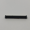 0.80mm Pitch SMT Edge Card Connector, Vertical (180°) with C‑Shaped Solder Pins 3µ" Selective Gold (Contact) / Tin (Tail)