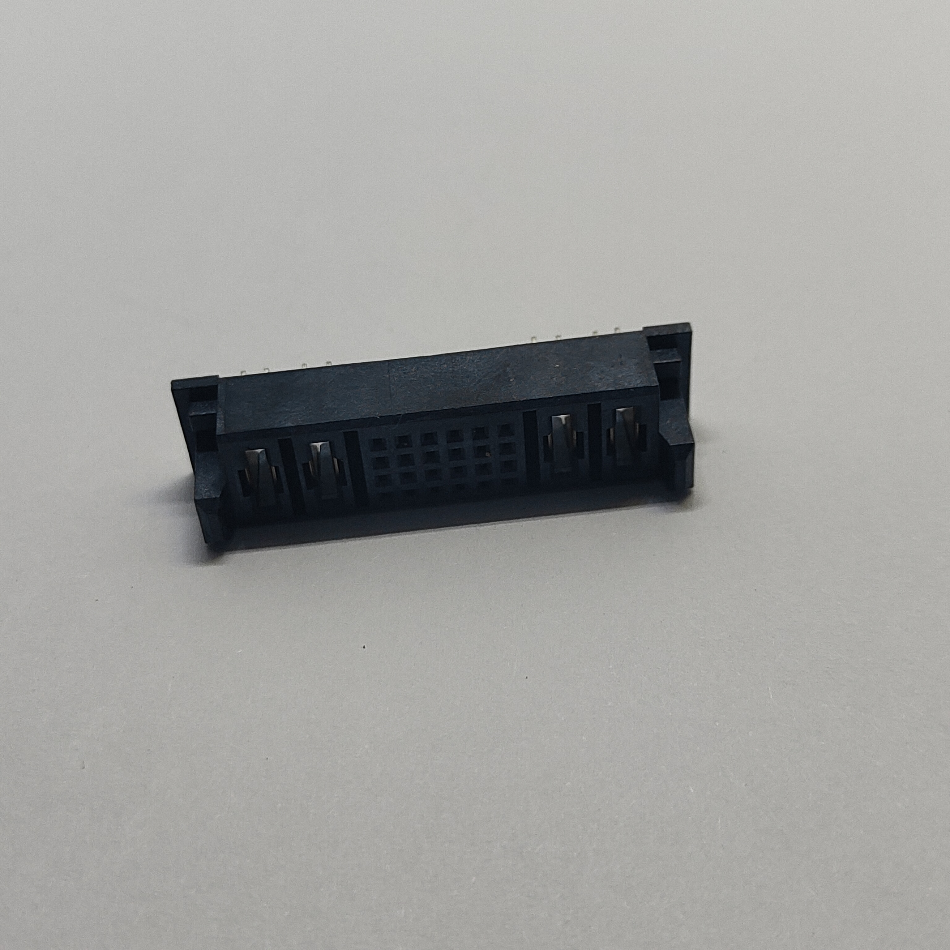 5.0mm Pitch Female Header, DIP 180° Vertical, 2 Power Pins Left 2 Power Pins Right, 2.0mm Signal Pins, Semi-Gold 10u" Plating