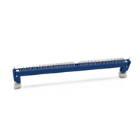 DDR4 288‑Pin, Dark Blue (293C) + White Latch, PA66 Au30u'' DIP=2.5MM No Logo