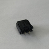MX 3.0mm Pitch, Single Row Straight Pin, 180° DIP, Black LCP Housing, T2 Copper Tin-Plated