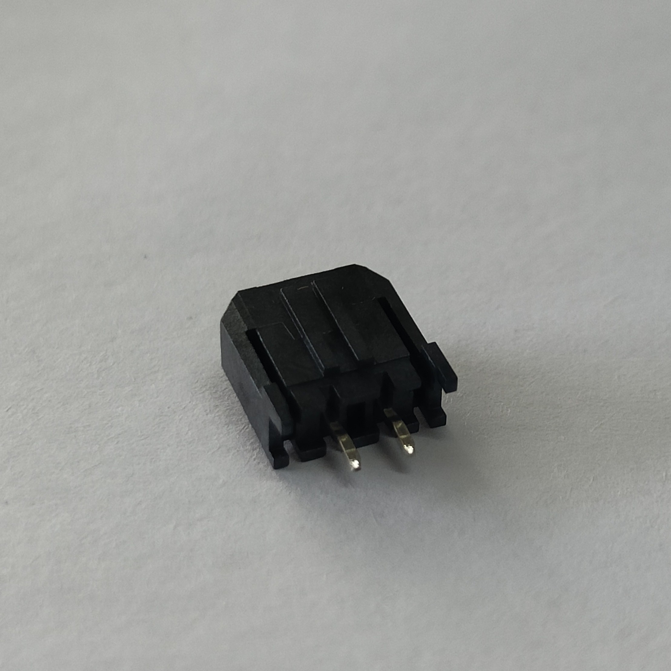 MX 3.0mm Pitch, Single Row Straight Pin, 180° DIP, Black LCP Housing, T2 Copper Tin-Plated