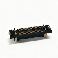 0.50mm Pitch Floating BTB Male, Vertical DIP, 60P, Au 3μ", LCP Black
