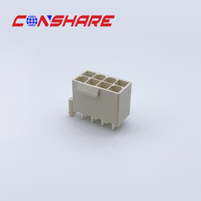 High Temperature Resistant ATX 2×4 Pin Left Column Connector