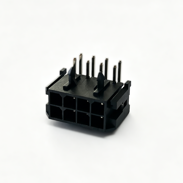 3.00mm Pitch Wafer Connector, 90° Right Angle DIP, 2×4 PIN, LCP Housing, Blister Tray Packaged
