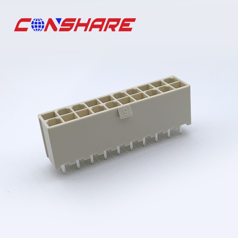 2×12P ATX Connector Non-Post High Temperature Resistant