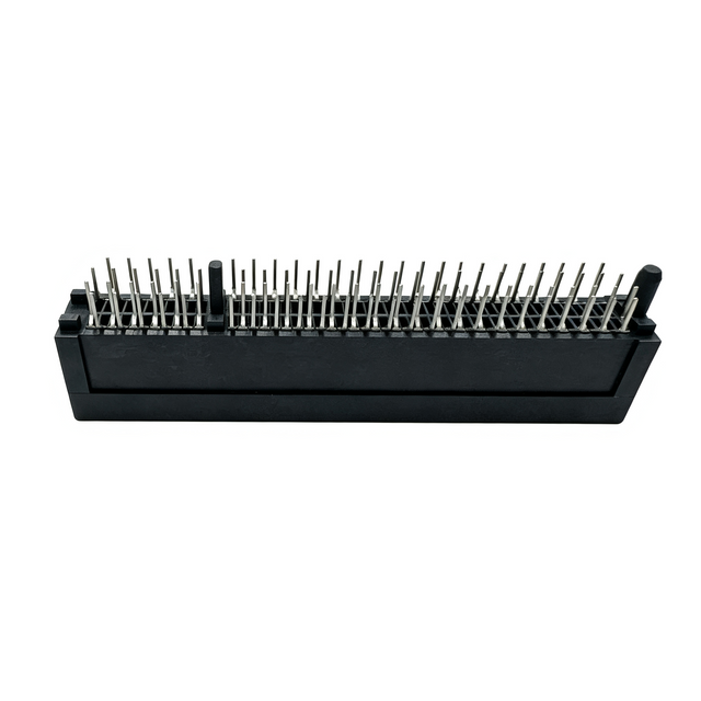 PCIe Gen4.0 98‑Pin Slot Connector, Shrouded Guide Post, DIP Black 3.1mm AuG/F