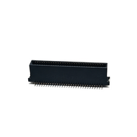 0.80mm Floating BTB Male Connector, Vertical SMT, Plastic Height 6.8mm LCP Black