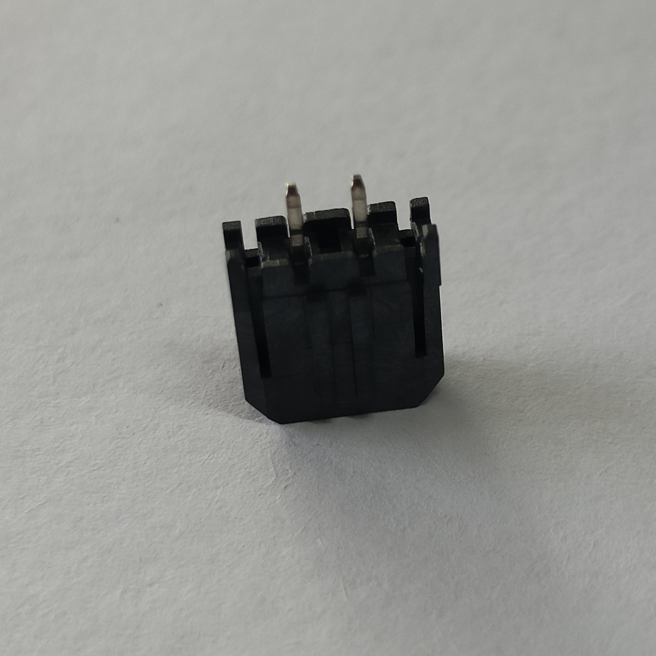 MX 3.0mm Pitch, Single Row Straight Pin, 180° DIP, Black LCP Housing, T2 Copper Tin-Plated