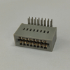 2.54×2.54mm Pitch 90° Right Angle DIP Gold Finger, 2×8P, 1μ" Gold Plating, Gray, No Logo