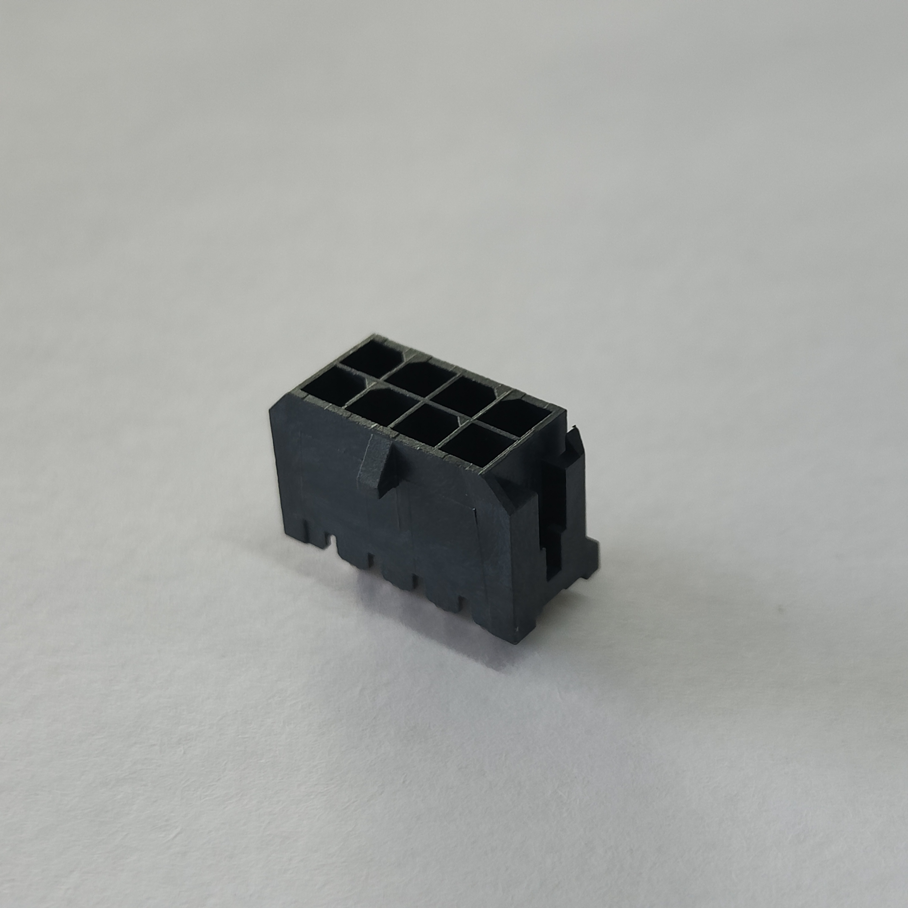 3.00mm Pitch Wafer Connector, 90° Right Angle DIP, 2×4 PIN, LCP Housing, Blister Tray Packaged