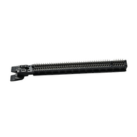 PCIe Gen4.0 16GT/s 164Pin Rotatable Guide Post Large Latch Connector, G/F, Black, DIM A=2.5mm