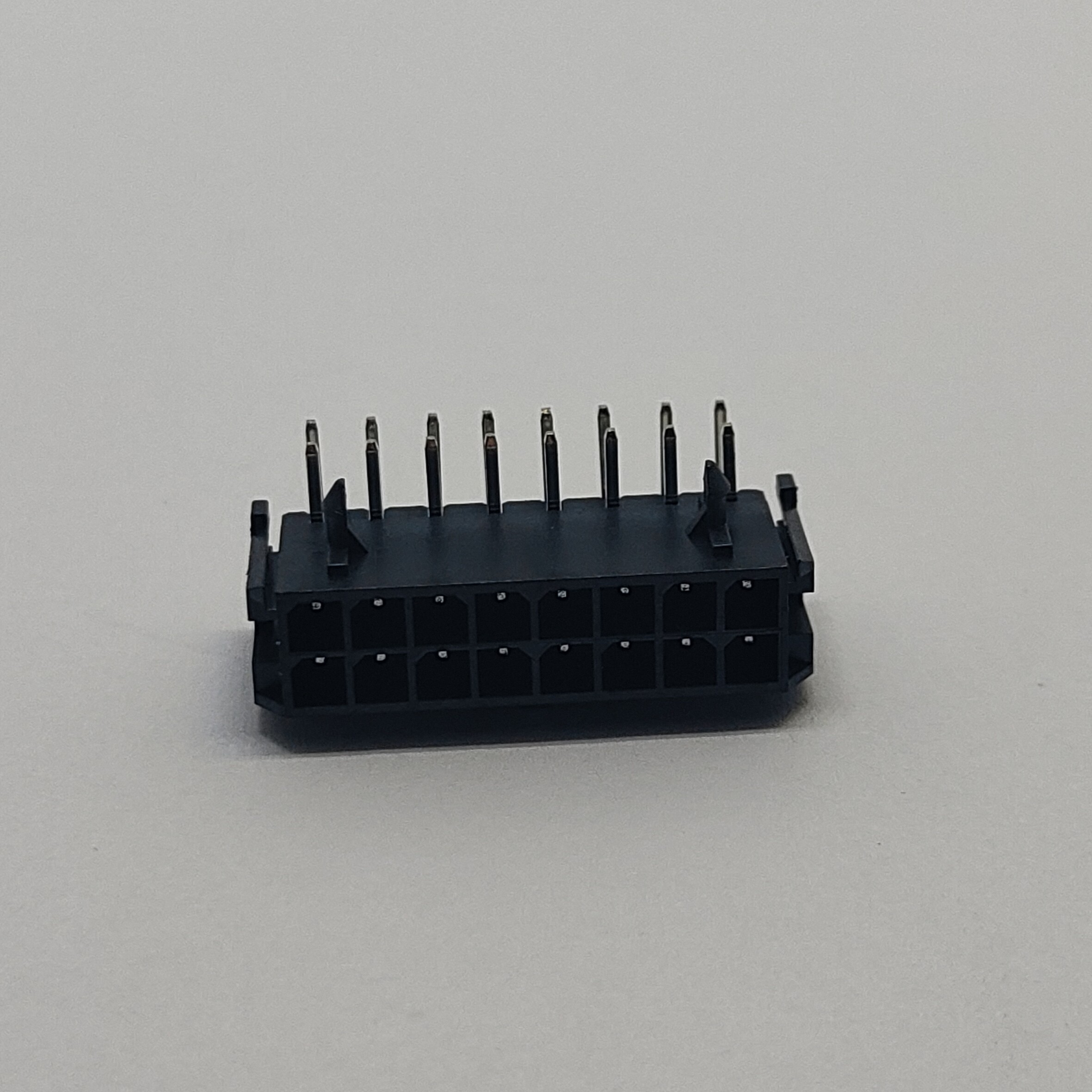 MX3.0mm Pitch Dual Row Right Angle Header, 2x8 Pin, LCP Housing, T2 Tin-Plated Copper Contacts