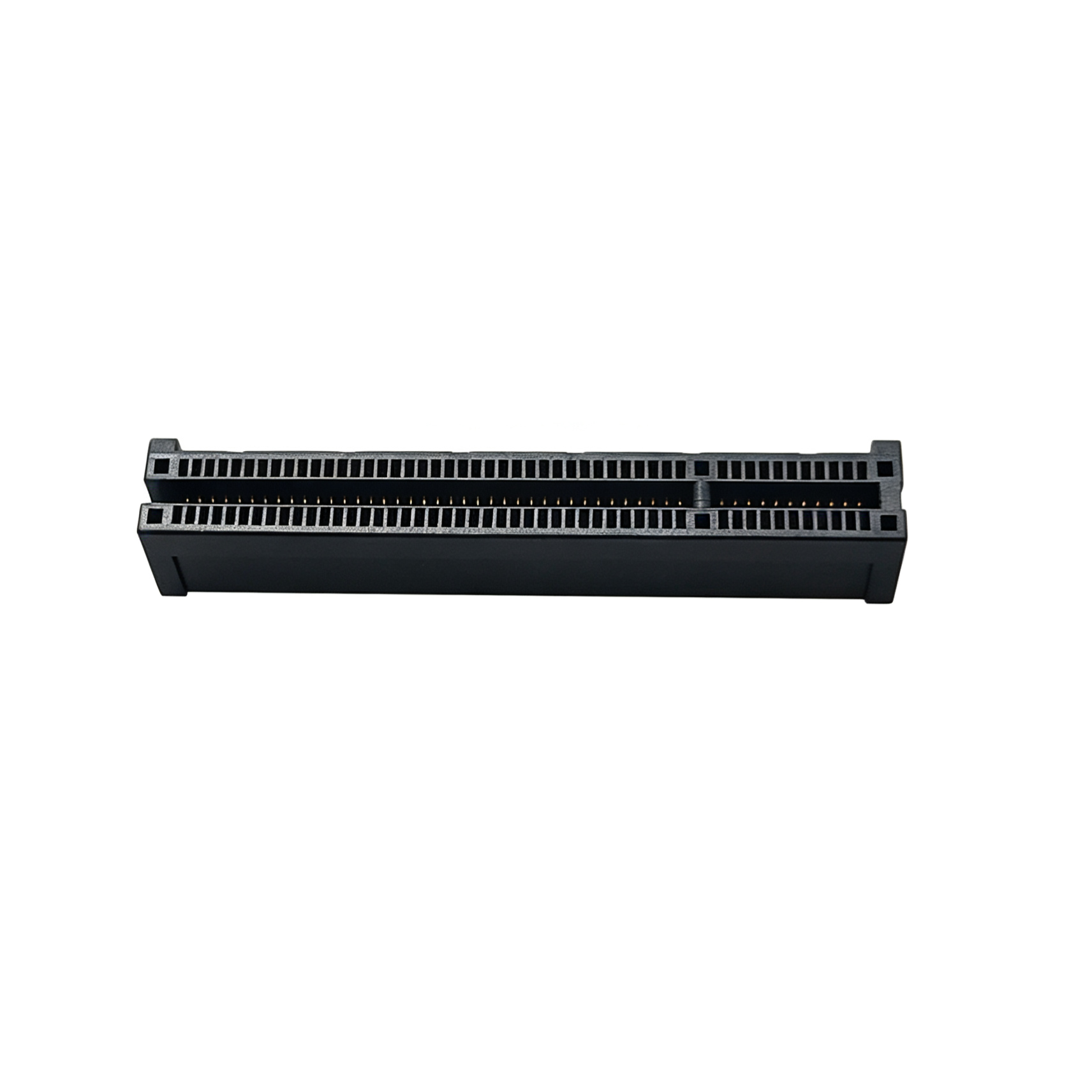 pcie‑gen4‑0‑98pin‑shrouded‑open‑clamp‑connector‑15u‑gold‑plated‑top‑front‑view.png
