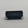 5.0mm Power + 2.0mm Signal Combo Connector, DIP R/A, 2P+24P+2P, Selective Au 10μ"/Sn, High-Temp, Black