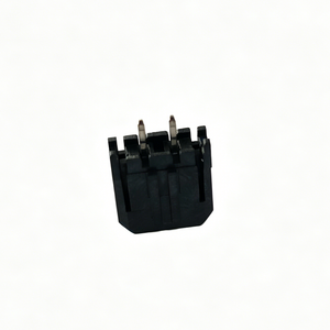 MX 3.0mm Pitch, Single Row Straight Pin, 180° DIP, Black LCP Housing, T2 Copper Tin-Plated