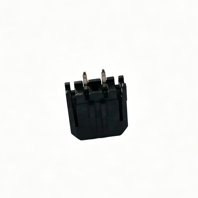 MX 3.0mm Pitch, Single Row Straight Pin, 180° DIP, Black LCP Housing, T2 Copper Tin-Plated
