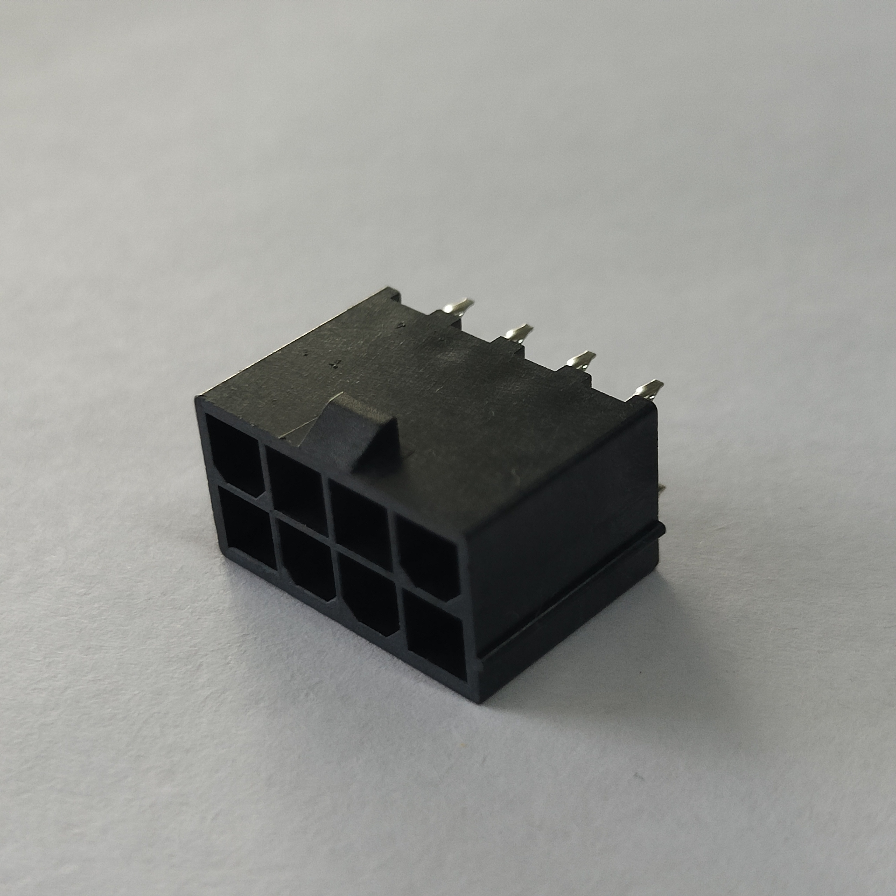 ATX 4.2mm Pitch 180-Degree Hollow Pin Connector, LCP Housing Black
